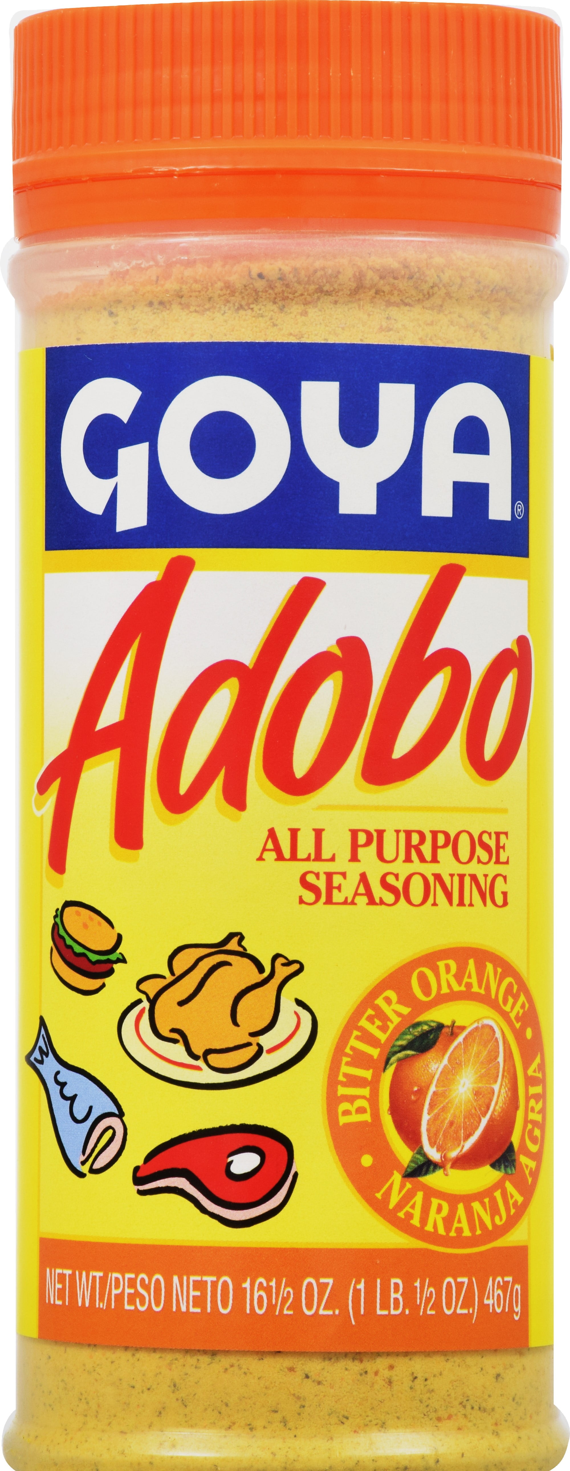 Goya Adobo Seasoning with Naranja, 16.5 Oz by Goya
