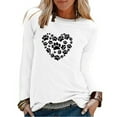 thumbnail image 1 of Chandail Décontracté pour Femmes Motif Patte d'Ours Amour Manches Longues Tupper, 1 of 4
