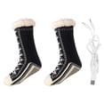 thumbnail image 6 of XSAOP Black Heated Socks, USB Rechargeable Cozy Warm, 6 of 10