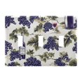 thumbnail image 2 of Dailycode Light Switch Plate Covers 2 Gang Wall Plate Plastics Outlet Covers for Kitchen Home Office Decor Grape Wine Leaf Estate, 2 of 8