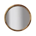 thumbnail image 1 of Sagebrook Home 15645-01 Miroir Rond de 24 Po&44; Marron, 1 of 1