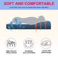 thumbnail image 6 of BOFNL Orthopedic Dog Beds with Pillow for Large Dogs, Thick Soft Pet Mattress, Washable & Non-Slip Bottom, up to 70 lbs, 39"x30"x8", Gray, 6 of 10