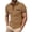 #01Khaki, variant on Mens Casual Trim Polo Shirts Short Sleeve Color Block Athletic Golf T Shirts Chest Pocket Fashion Loose Fit Tops M