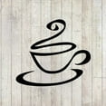 thumbnail image 2 of Allen, Kimberly 26x26 White Modern Wood Framed Museum Art Print Titled - Cup of Coffee 1, 2 of 4