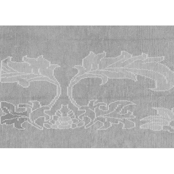 Ahgly Company Indoor Rectangle Abstract Gray Modern Area Rugs, 3' x 5'