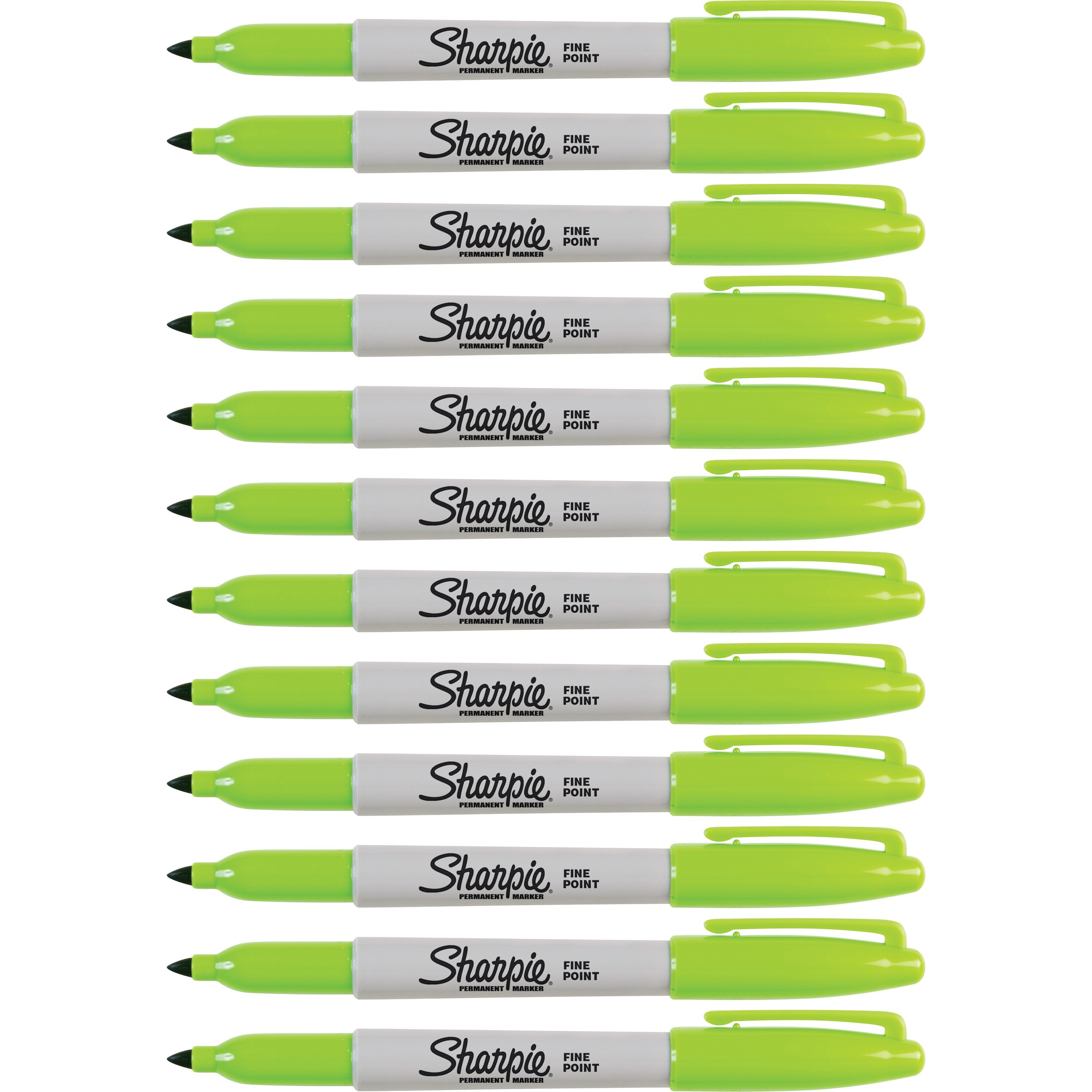 Permanent Marker Sharpie Fine Point 12/BX Lime 30129BX