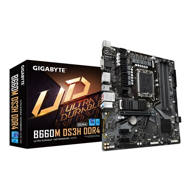 Gigabyte B660M DS3H DDR4 G10 Desktop Motherboard - Intel B660