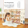 thumbnail image 4 of 1Pack Miniature Dollhouse Bookshelf Miniature Furniture Model White Plastic For Childrens Toy Storage, 4 of 9