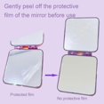 thumbnail image 3 of 3PCS Wave Bright Surface Compact Mirror Square Travel Makeup Mirror, 3 of 3