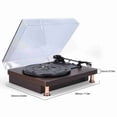 thumbnail image 4 of Classic Record Player 33RPM 45RPM 78RPM Portable Record Player for Entertainment and Home Decoration, 4 of 7