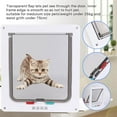 thumbnail image 4 of Dog Cat Flap, Suitable for All Screen Door Pet Screen Door Window Lockable for Home(Black), 4 of 7