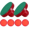 thumbnail image 2 of MasteelfCA 8 Pcs Pousseurs de Hockey sur Air 76MM Remplacement de Rondelles pour Tables de Jeu Gardiens Trousse d'Entête Équipement de Hockey sur Air Accessoires (Rouge), 2 of 7