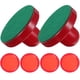 thumbnail image 5 of 8 discos de repuesto para empujadores de hockey de aire de 76 mm, para mesas de juego, kit de cabezales de portero, accesorios para equipo de hockey de aire (rojo), 5 of 7
