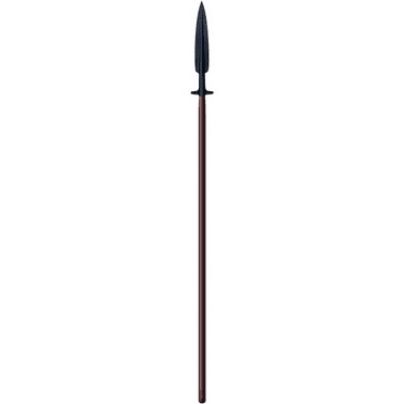 Medium SK5 Carbon Steel Boar Hunting Spear, with Secure Sheath