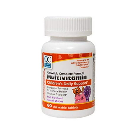 Quality Choice Chewable Multivitamin Children's Daily Support 60 (Best Quality Multivitamin Uk)