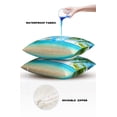 thumbnail image 5 of Outdoor Throw Pillow Cover Tropical Ocean Sea Coastal Island Plam Leaves Waterproof Cushion Covers 2 Pack Hawaii Summer Scenery Pillow Cases Home Decoration for Patio Garden Couch Sofa, 5 of 7