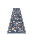 thumbnail image 1 of ZZHZGZ Canada Sale Floral Nursery Rug Washable Non Short Pile Indoor Carpet Soft Printed Shag Style Rug for Living Room Girls Bedroom Kitchen, 1 of 4