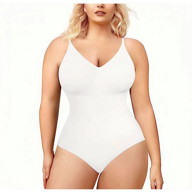 Ropa moldeadora de cuerpo sin costuras para mujer, corsé moldeador de abdomen, ropa interior de una pieza para realce de cadera y posparto de talla grande