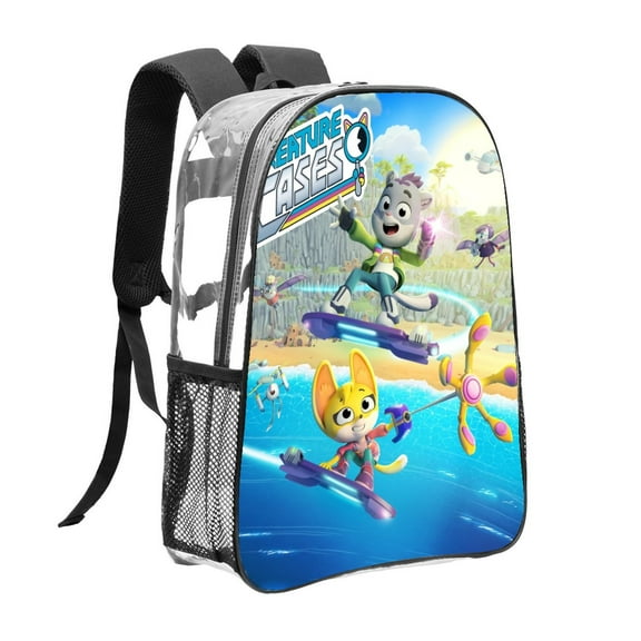 The Creature Cases Pattern Transparent Backpack Lightweight And fashionable Showcasing Personality And Leading The Trend