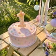 thumbnail image 4 of Birthday Number Candle, Cartoon Bunny Glitter, 1 Piece, for Kids First Birthday Party Cake Decoration, 4 of 5