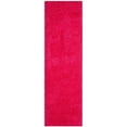 thumbnail image 3 of SAFAVIEH Laguna Neven Plush Solid Shag Runner Rug, Maroon, 2'3" x 6', 3 of 3