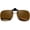 Brown, variant on Clip on Sunglasses Polarized over Glasses Women Dark Flip up Sun Glasses Men UV Protection Driving Fishing Black Lens
