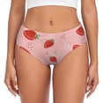 thumbnail image 1 of Fotbe Cute Strawberry C Calzones Estampados para Mujer – Ropa Interior de Algodón, Cómoda, Suave y Elástica-4X-Large, 1 of 6