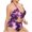 Purple, variant on ZQGJB Women Sexy Cutout One Piece Swimsuits Tie Dye Gradient Print Front Bowkont V Neck Push Up Tummy Control Monokini Bathing Suits Black,XXL