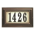 thumbnail image 5 of Edgewood Oval Lighted Address Plaque In Antique Copper Frame Color, 5 of 6