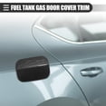 thumbnail image 2 of Unique Bargains Car Fuel Tank Gas Door Cover Trim for Dodge Charger 2015-2021 Plastic Carbon Fiber Pattern Black, 2 of 7