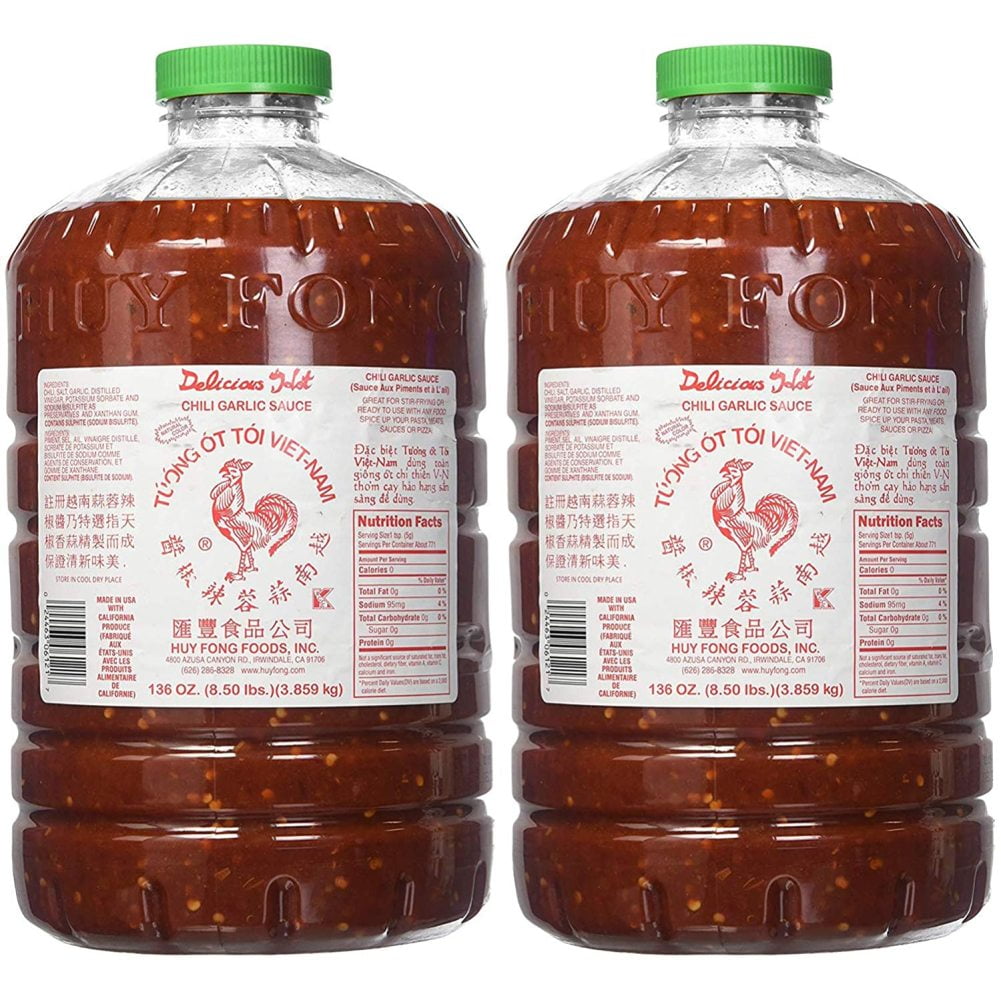 Huy Fong Chili Garlic Sauce, 8.50 Pound (2Pack)