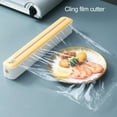 LINASHI Cling Wrap Cutter Back Design Twoway Slider Plastic