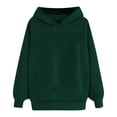 thumbnail image 6 of Jsaierl Women's Hoodies Oversized Solid Color Hooded Sweatshirts Casual Pullover Y2k Long Sleeve Top Hoodie Fall Fashion 2024, 6 of 7