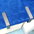 thumbnail image 5 of Toyvian Stainless Steel Table Cloth Clips Adjustable Clamps for Restaurant Owners at Picnics 6Pcs, 5 of 8