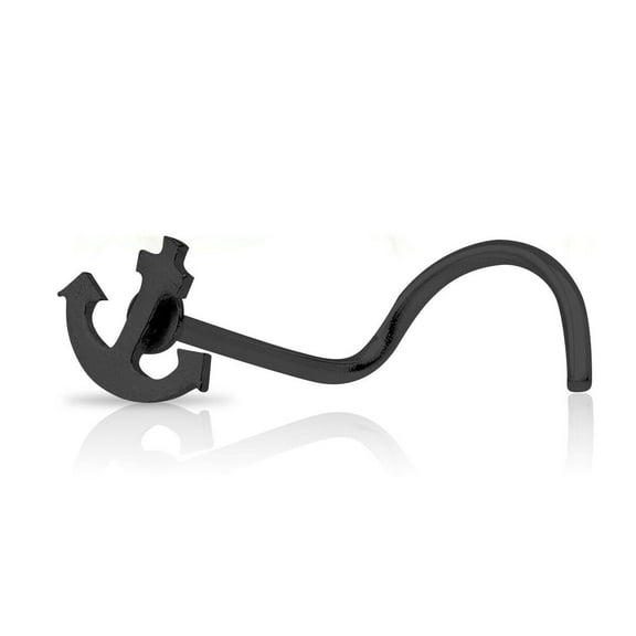 Nose Ring Screw Stud Anchor Design 20 Gauge - Set of 3