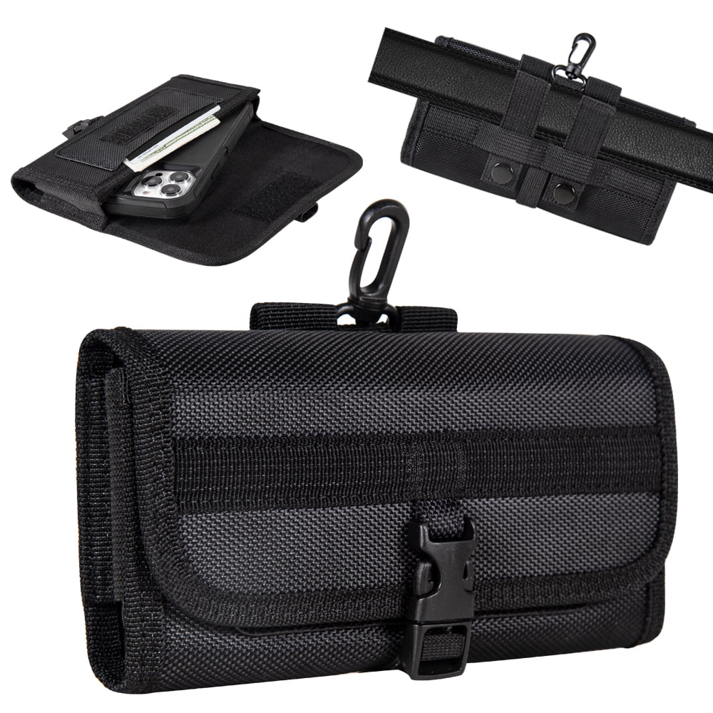 Extra Large CaseOn Ballistic Nylon Horizontal Belt Pouch Holster with