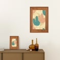thumbnail image 2 of REGALWOVEN Photo Frame for Photo and Poster, Modern Tabletop Display Picture Frame, Wall Hanging Picture Frames Brown 5x7, 2 of 5