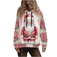 thumbnail image 2 of HOMBOM Womens Merry Christmas Sweatshirts Funny Pullover Hoodies Vintage Santa Casual Long Sleeve Tops for Ladies, 2 of 9