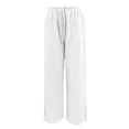 thumbnail image 3 of WILLBEST Pantalones Casuales de Pana para Mujer, Corte Recto y con Bolsillos, Cómodos para el Día a Día. Grande, 3 of 4