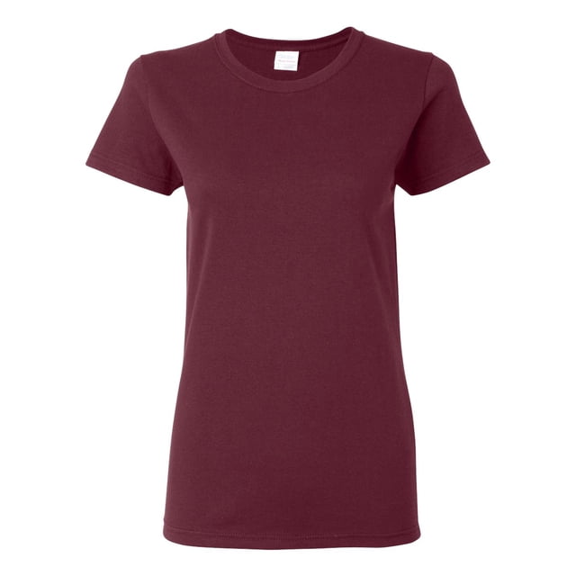 Heavy Cotton Women’s T-Shirt, 2XL, Maroon