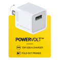 thumbnail image 2 of Scosche SHA12WT-RP SuperCube 12W Single USB Port Portable Wall Charger Adapter for USB Devices – White, 2 of 8