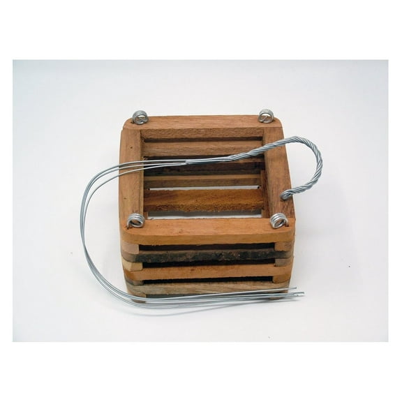 Wood Slat Vanda Orchid Basket. Cedar. 6 Inch with 20 inch Hanger.