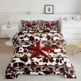 thumbnail image 2 of Castle Fairy 2-Piece Twin Comforter Set - Red Texas Stars, Cow Print, 2 of 8