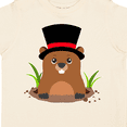 thumbnail image 4 of Inktastic Groundhog Day with Groundhog in Top Hat Boys or Girls Toddler T-Shirt, 4 of 5