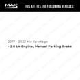 thumbnail image 2 of Max Advanced Brakes - Brake Kit for 2017-2021 Kia Sportage w/ 2.0 L4 Engine & Manual Parking Brake Front and Rear Replacement Geomet Coated Disc Brake Rotors and Ceramic Brake Pads, 2 of 9
