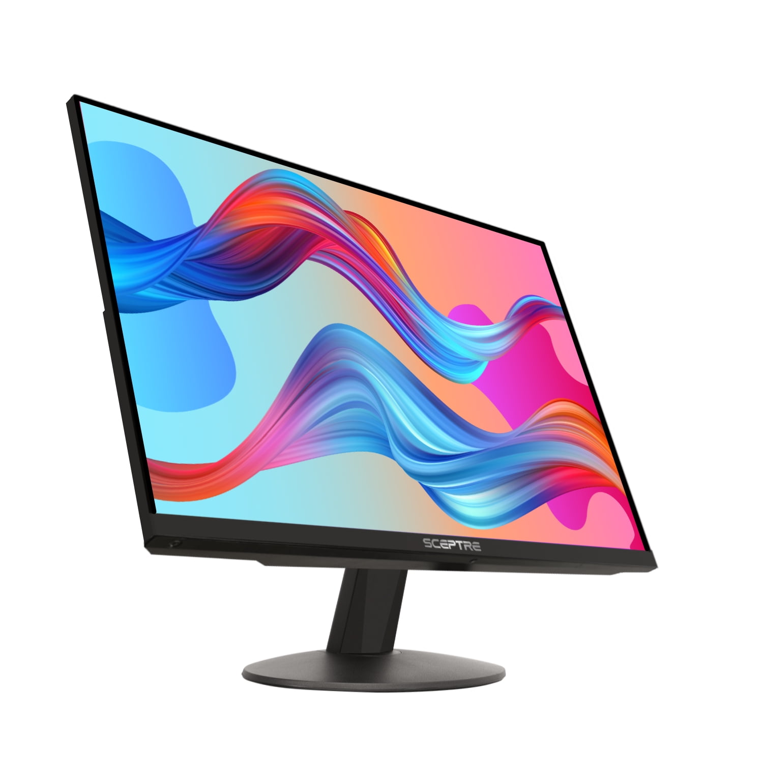 Sceptre IPS 27-inch Computer Monitor 1080p 75Hz HDMI Built-in Speakers, Machine Black (E275W-FPT)