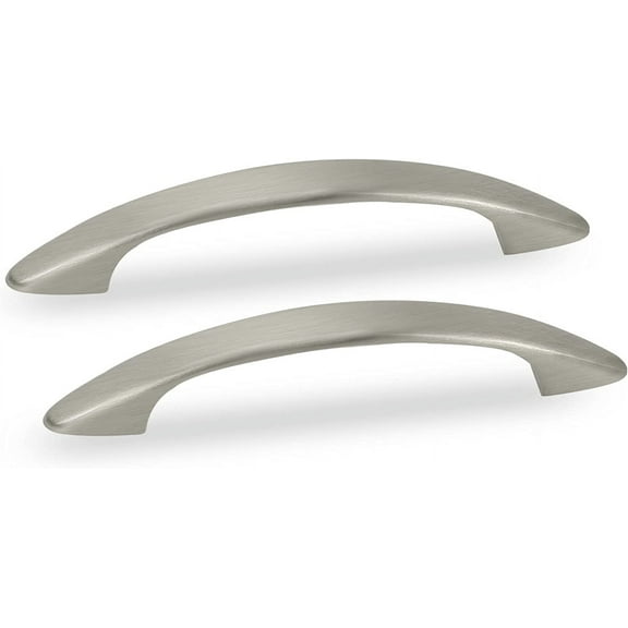 Satin Nickel Cabinet Handles Drawer Pulls 3 inch Kitchen Cabinet Pulls Modern Drawer Pulls for Kitchen Cupboard Door Cabinet Handles Knobs Hardware 10 Pack