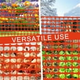 thumbnail image 3 of Safety Fence Plastic Mesh Fencing Roll, 4'x100' Feet 1 Roll with 100 Zip Ties, Temporary Reusable Netting for Snow Fence, Garden, Construction and Animal Barrier (Orange LW 15.43 lb/roll), 3 of 6