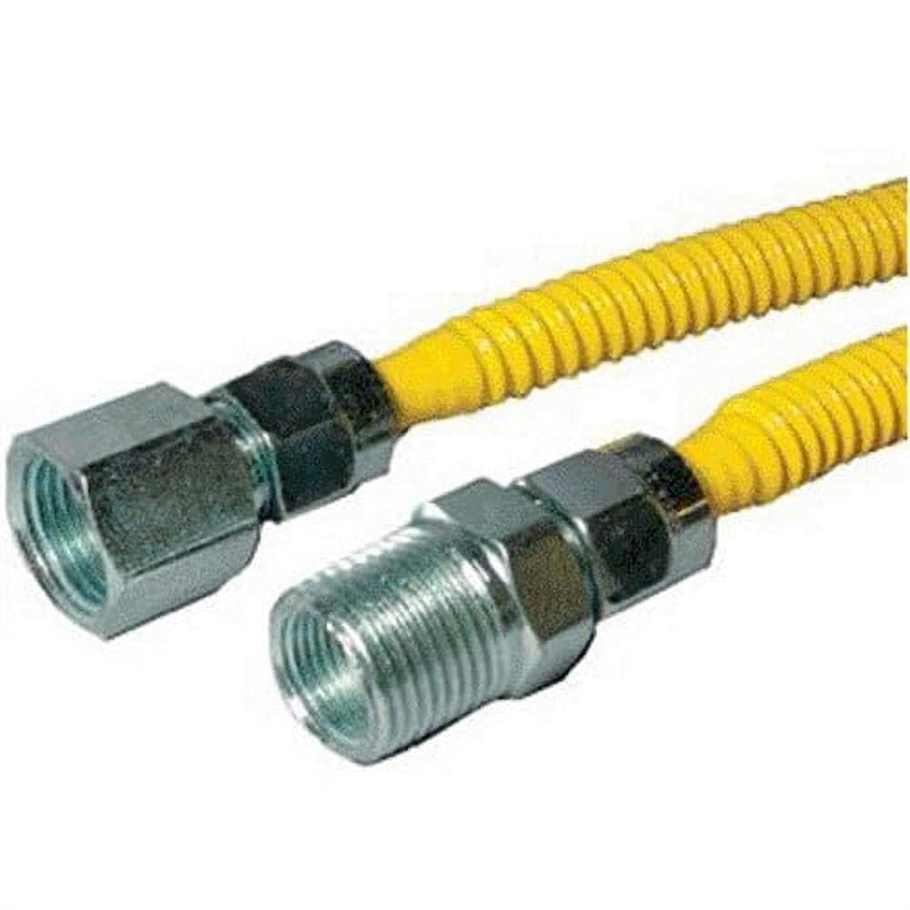 Brasscraft CSSD54-60 Dryer and Water Gas Dryer & Water Heater Flex-Line OD x 60" FIP x 1/2" MIP — Residential Use, Standard Application