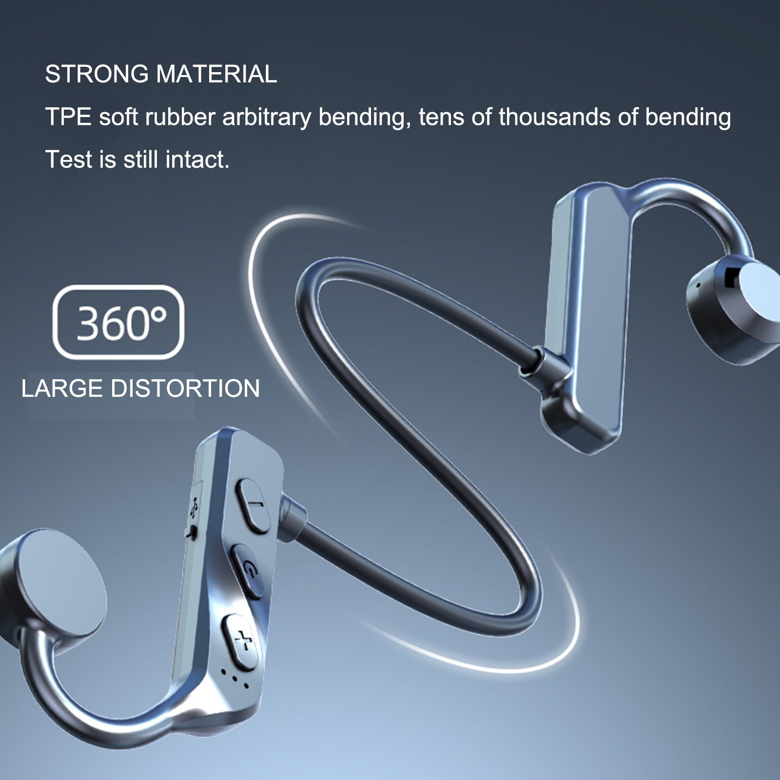 RKZDS Bone Conduction Headphones, Open-Ear Headphones Bluetooth